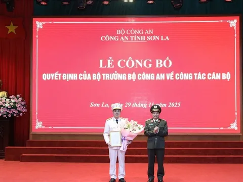 Trưởng phòng Trọng án Cục Cảnh sát Hình sự làm Phó Giám đốc Công an tỉnh Sơn La