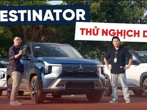 Cầm lái Mitsubishi Destinator: 6 bài sa hình ‘khét lẹt’ này biết luôn xe cầu trước 1.5L 7 chỗ thật sự sẽ thế nào!