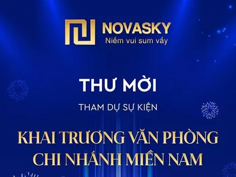 NOVASKY sắp khai trương văn phòng bán hàng chi nhánh miền Nam