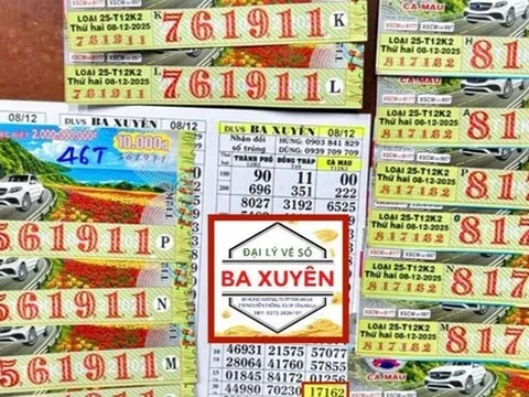 Xổ số miền Nam: Đại lý vé số đang tìm vị khách trúng độc đắc 24 tỉ đồng