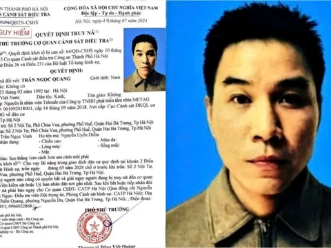 Truy nã Trần Ngọc Quang ở Hà Nội