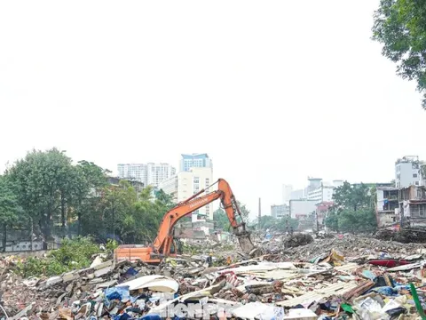 Dự án đường Vành đai 1 đoạn Hoàng Cầu - Voi Phục 'thần tốc' giải phóng mặt bằng