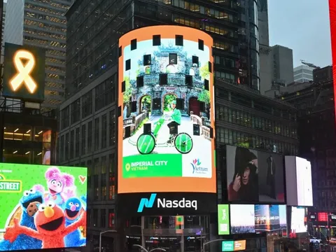 Nem của bể, bánh xèo, xích lô... Việt Nam xuất hiện ở Quảng trường Thời Đại, New York