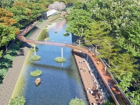 Hai đối tác hàng đầu thế giới sẽ cùng Sun Group làm dự án công viên tuyến bai bên sông Tô Lịch
