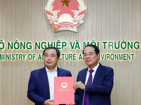 Bộ Nông nghiệp và Môi trường bổ nhiệm tân Cục trưởng Cục Môi trường