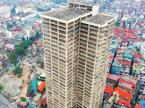 Kinh Bắc thâu tóm chủ tòa nhà 28 tầng 'trơ khung' phố Láng Hạ