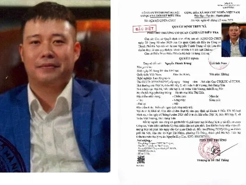 Truy nã Giám đốc Công ty CP tập đoàn Hoa Hồng Nguyễn Thành Trung