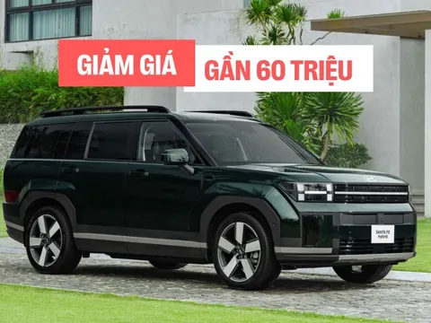Hyundai Santa Fe hybrid vừa ra mắt đã giảm gần 60 triệu đồng tại đại lý: Giá thực tế vẫn cao hơn nhiều xe hybrid cùng phân khúc