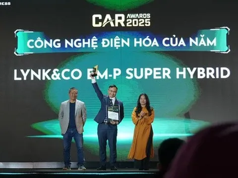 Các mẫu xe năng lượng mới thắng lớn ở Car Award 2025