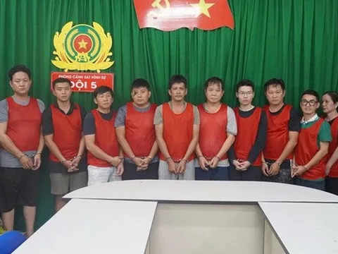 Trưởng Phòng Cảnh sát Hình sự Công an TPHCM chỉ đạo chuyên án, bắt 24 người