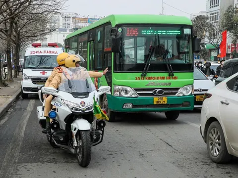 Hà Nội: Người tham gia giao thông ở khu vực này đặc biệt chú ý trong các ngày 6,8 và 10/1