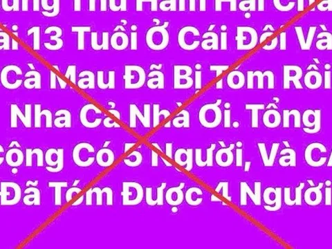 Công an có cảnh báo nóng từ đồn đoán xung quanh vụ nữ sinh lớp 7 bị sát hại ở Cà Mau