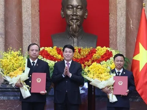Chủ tịch nước bổ nhiệm 2 Phó Chánh án TAND Tối cao