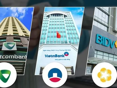 Ngày 7/1: Cổ phiếu BIDV, Vietcombank, VietinBank đồng loạt tăng mạnh