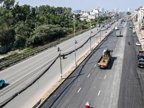 Quốc lộ 1A Văn Điển - Ngọc Hồi thành đại lộ 8 làn xe sau 15 năm