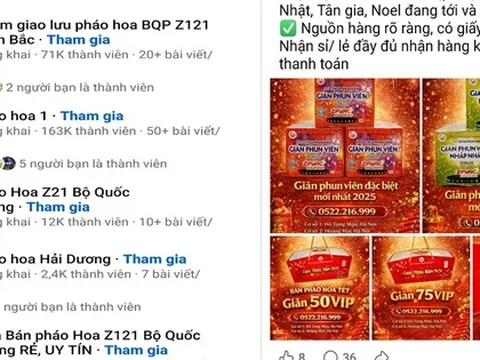 Xuất hiện thủ đoạn lừa đảo mới, người dân mua pháo hoa trên mạng đặc biệt chú ý