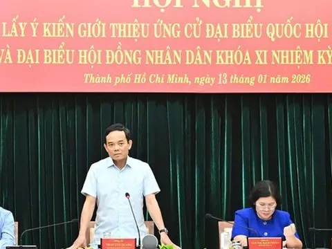 Giới thiệu Bí thư Thành ủy TPHCM Trần Lưu Quang ứng cử đại biểu Quốc hội khóa XVI