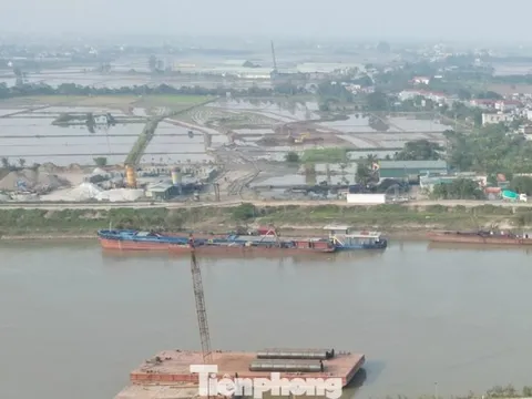 Đường nối Thái Bình - Phố Hiến đang được thi công ra sao?