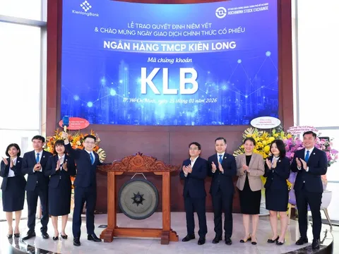 Cổ phiếu KLB chính thức niêm yết trên HOSE từ hôm nay 15/01/2026