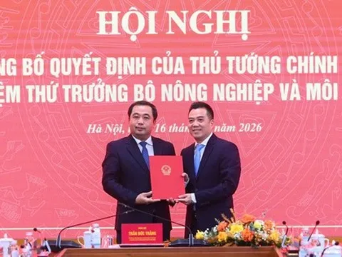 Bộ Nông nghiệp và Môi trường có tân Thứ trưởng