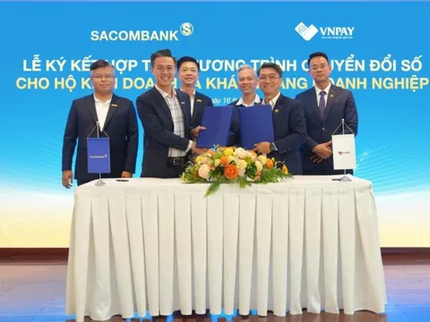 SACOMBANK hợp tác với VNPAY triển khai giải pháp thanh toán và nộp thuế số