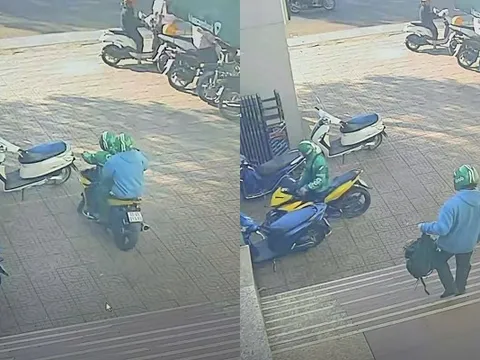 Hé lộ đặc điểm nhận dạng 2 kẻ cướp 1,8 tỷ đồng tại ngân hàng: Đội mũ Grab, chạy Exciter, một giọng Bắc - một giọng Nam