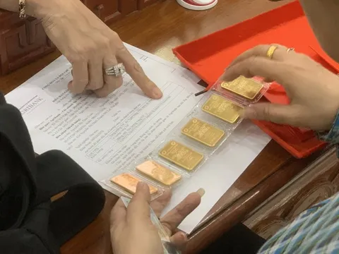 Cuối ngày 22-1, giá vàng miếng SJC, vàng nhẫn tăng trở lại
