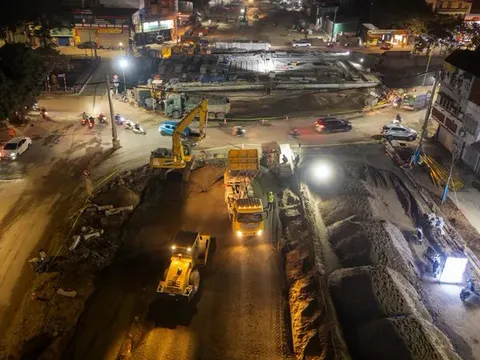 Tăng tốc Vành đai 2,5 đoạn Đầm Hồng – Quốc lộ 1A trước mốc thông xe đầu năm 2026