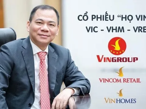 Cổ phiếu nhóm Vingroup giảm mạnh