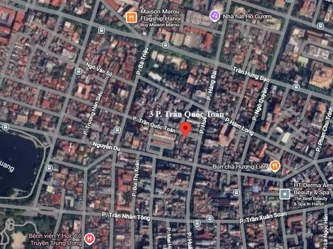 Hà Nội cho phép chuyển mục đích sử dụng 558m2 "đất vàng" phố Trần Quốc Toản để xây khách sạn