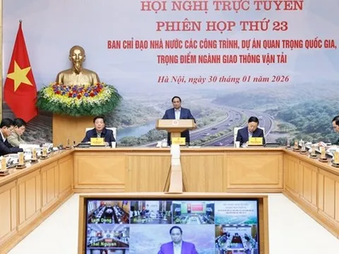 Thủ tướng chủ trì phiên họp thứ 23 Ban Chỉ đạo các dự án, công trình GTVT