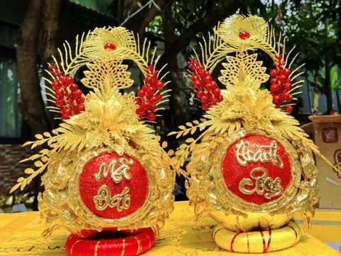 Dừa dát vàng, dừa bonsai linh vật ngựa 'cháy hàng' mùa Tết