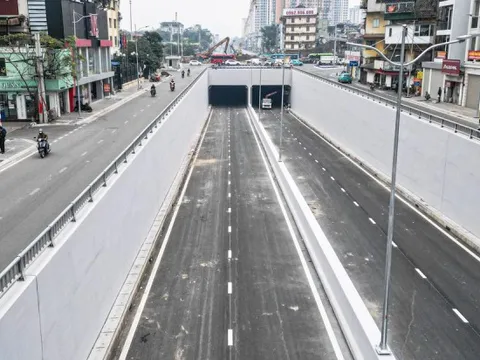 Diện mạo hầm chui gần 800 tỷ đồng ở Hà Nội trước ngày thông xe