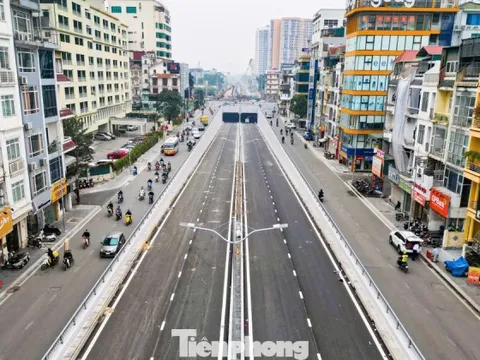 Cận cảnh hầm chui 778 tỷ 'giải cứu' điểm đen ùn tắc Giải Phóng