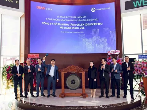 Hạ tầng GELEX (GEL) tăng kịch trần phiên giao dịch đầu tiên