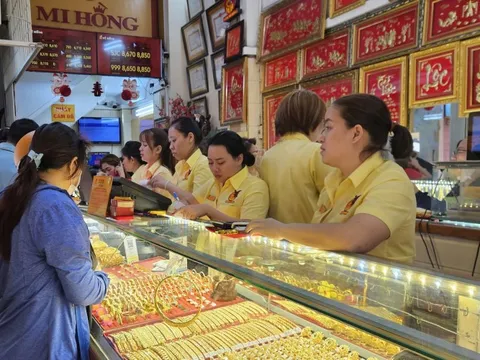 Sáng 5-2, giá vàng miếng SJC, vàng nhẫn "quay xe" giảm
