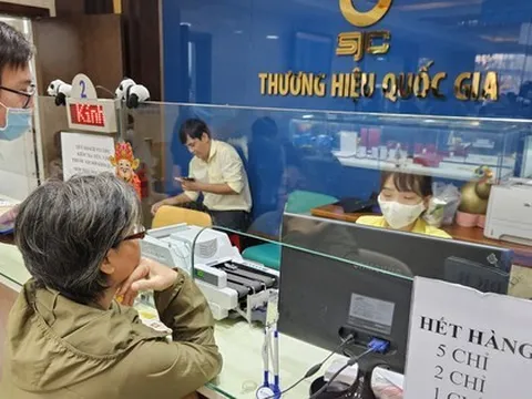 Tối 10-2, giá vàng miếng SJC gây bất ngờ trên thị trường tự do