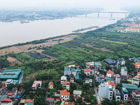 Cận cảnh 2 vị trí dự kiến xây hầm đường bộ qua sông Hồng