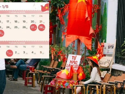 Lịch nghỉ chính thức dịp Giỗ Tổ Hùng Vương 2026, 30/4 - 1/5 và Quốc khánh: Số ngày nghỉ cụ thể ra sao?