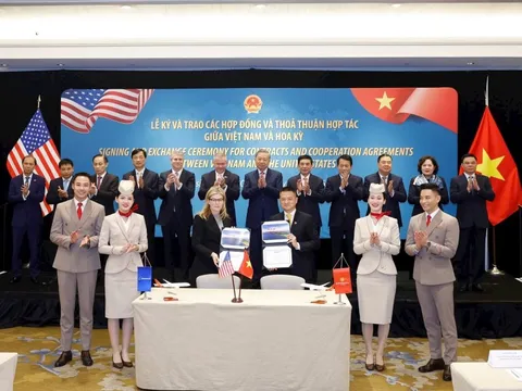 Cú bắt tay trị giá 22,5 tỷ USD với Boeing của Sun PhuQuoc Airways sẽ dành cho dàn tàu bay thân rộng Dreamliner hiện đại nhất