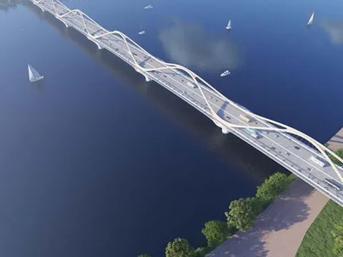 Sau gần 5 tháng khởi công, 'siêu cầu' vượt sông Hồng hơn 15.000 tỷ đồng nối phố cổ với Long Biên đang có tiến độ ra sao?