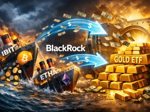 “Trót yêu” vàng, BlackRock đang rời xa Bitcoin?