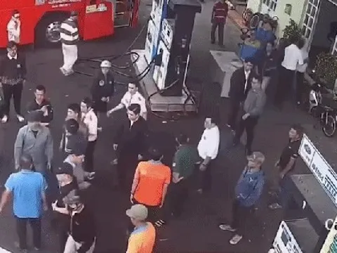 Trần Văn Quốc bị bắt khẩn cấp sau khi điên cuồng lái xe tông nhiều người ở cây xăng