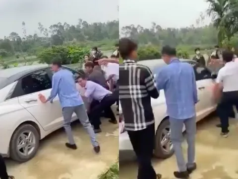 Nhà gái hò nhau cùng khiêng ô tô chắn đường đưa dâu, "rút kinh nghiệm vụ ở Hà Tĩnh"