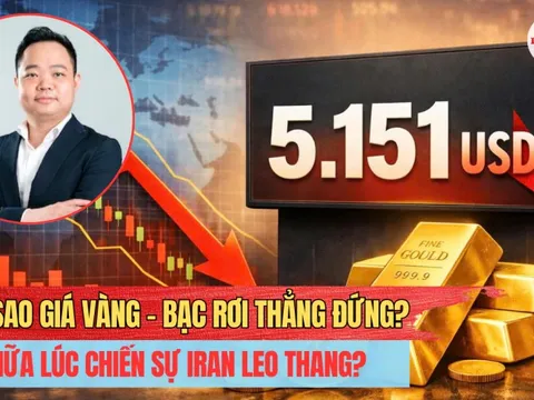 VIDEO: Vì sao giá vàng - bạc rơi thẳng đứng giữa lúc chiến sự Trung Đông đang nóng?