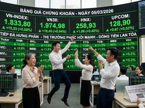 Trút bỏ gánh nặng, VN-Index mở gáp bứt phá ngay phiên ATO ngày 5-3