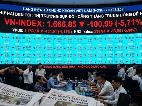 Giá dầu tăng sốc, VN-Index bốc hơi hơn 100 điểm ngay khi mở cửa