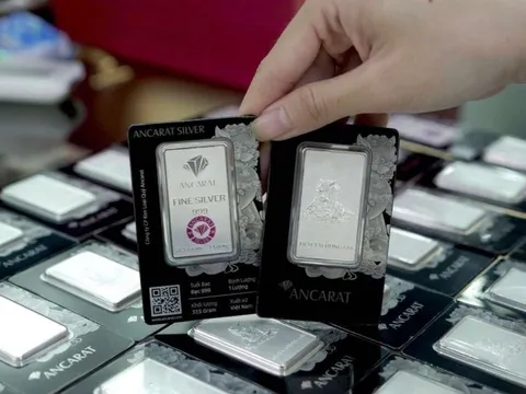 Giá bạc sáng nay tiếp đà giảm