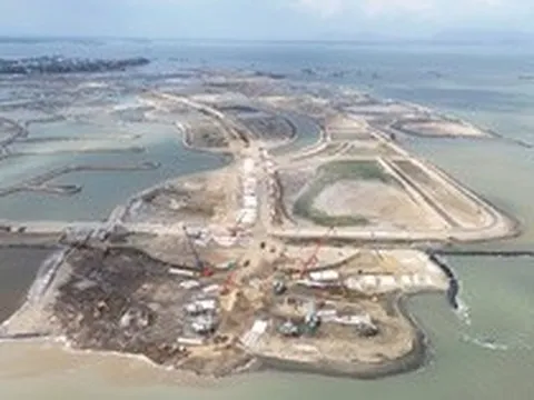 Cận cảnh khu đô thị lấn biển Cần Giờ sau gần một năm thi công