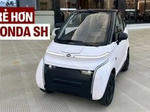 Ô tô điện Việt Nam giá từ 148 triệu đồng sắp ra mắt: Tháo pin như xe máy, sạc được tại nhà, chạy gần 10 vòng Hồ Tây mới hết pin